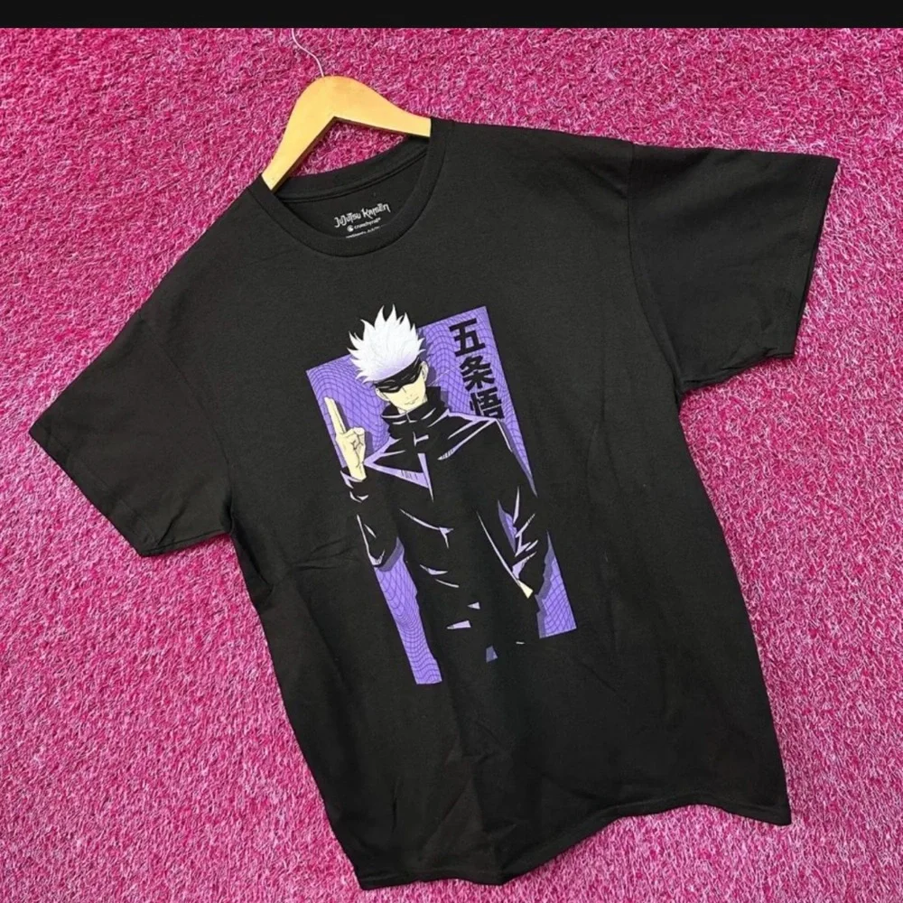 Anime Graphic Black T-Shirt - Picture 3 of 4
